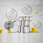 سرویس تفال استیل 8 پارچه